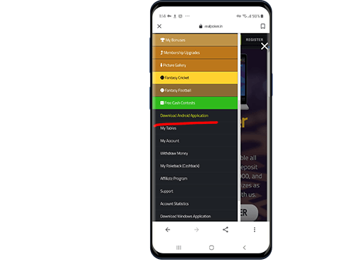 How to download a real poker apk for android?