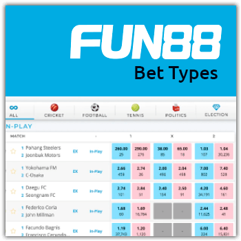 fun88 bet types