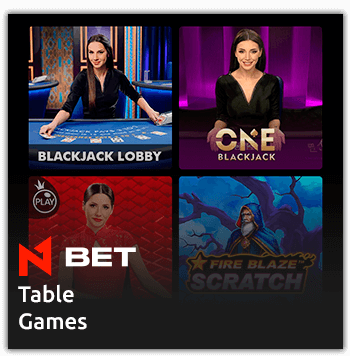 n1bet table games