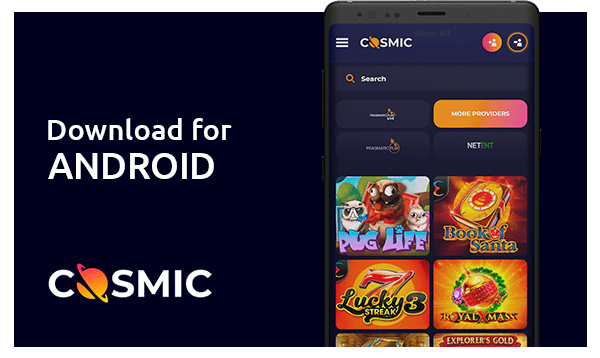 How to download Cosmicslot Casino App for Android
