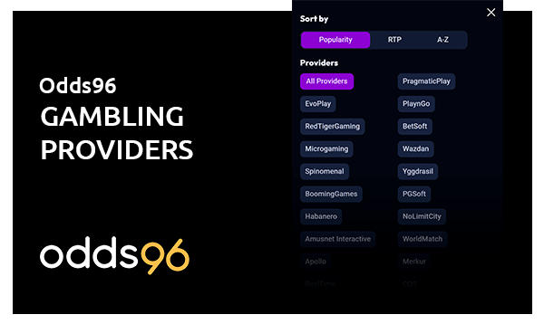 odds96 gambling providers