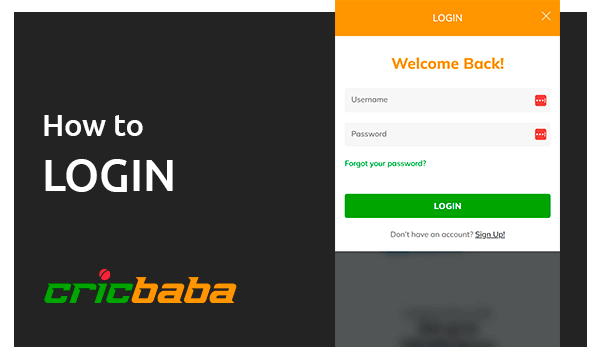 Ho wo Login at the Cricbaba App