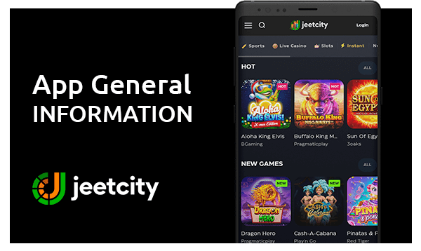 Jeetcity Casino App General Information