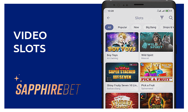 sapphirebet video slots