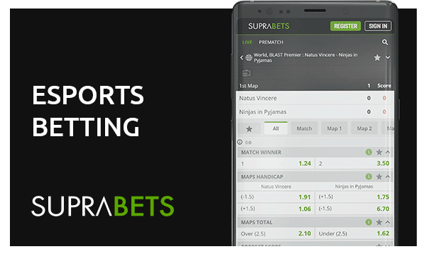 suprabets app esports betting