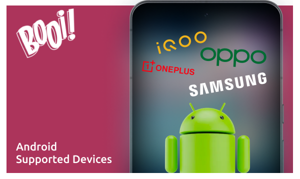 Booi Android Supported Devices