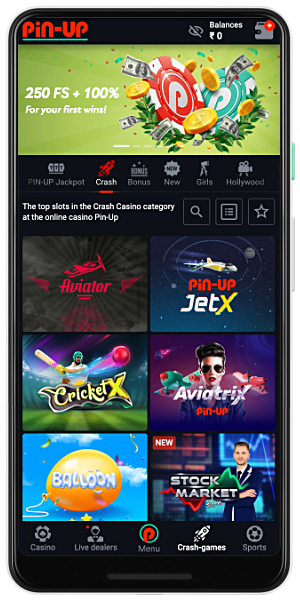 pinup casino mobile website